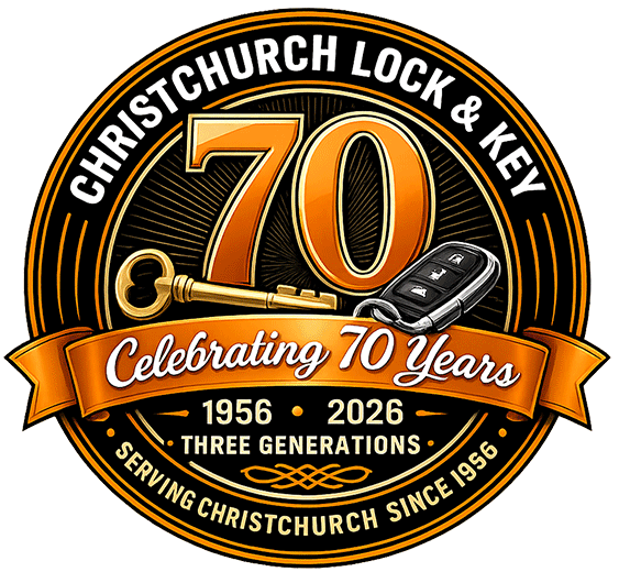 Christchurch Lock & Key – celebrating 70 years, 1956 to 2026, three generations
